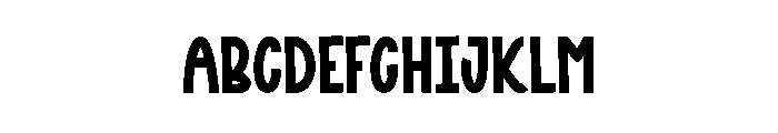 Beach Point Font UPPERCASE