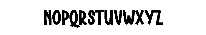 Beach Point Font UPPERCASE