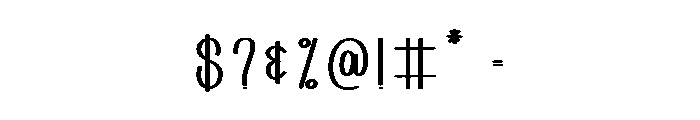 Beach Points Font OTHER CHARS