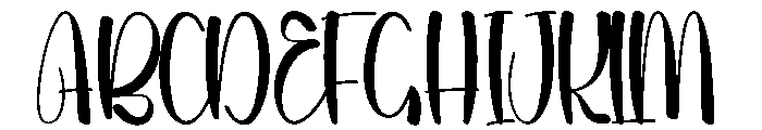 Beach Ragamufin Font UPPERCASE
