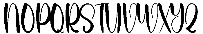 Beach Ragamufin Font UPPERCASE
