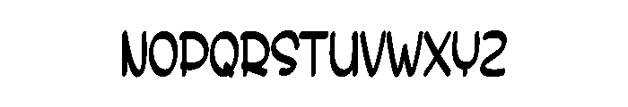 Beach Rochester Font LOWERCASE