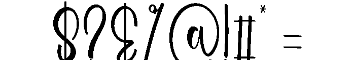 Beach Roselya Font OTHER CHARS