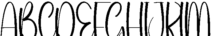 Beach Salwather Font UPPERCASE