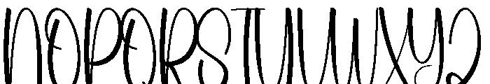 Beach Salwather Font UPPERCASE