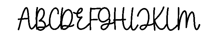 Beach Script Font UPPERCASE