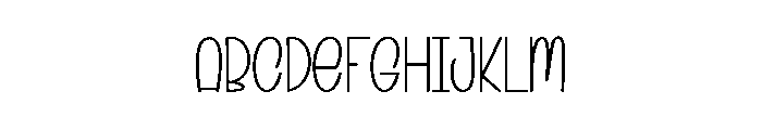 Beach Shining Font UPPERCASE