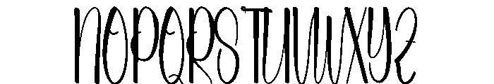 Beach Sorellia Font UPPERCASE