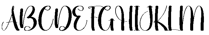 Beach Southine Font UPPERCASE