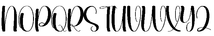 Beach Southine Font UPPERCASE