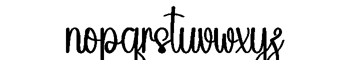 Beach Sparclick Font LOWERCASE