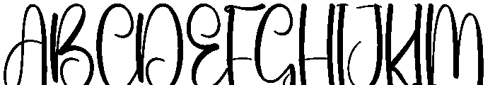 Beach Sparkle Font UPPERCASE
