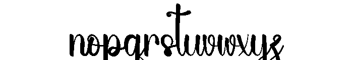 Beach Sparkle Font LOWERCASE