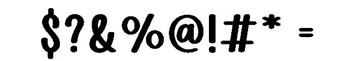 Beach Style Font OTHER CHARS