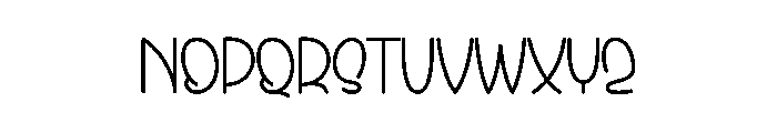 Beach Stylish Font LOWERCASE