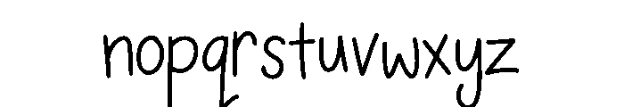 Beach Sunset Extra Font LOWERCASE