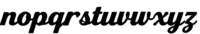 Beach Sunset Regular Font LOWERCASE