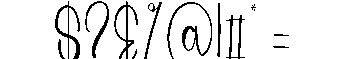 Beach Syndicate Font OTHER CHARS