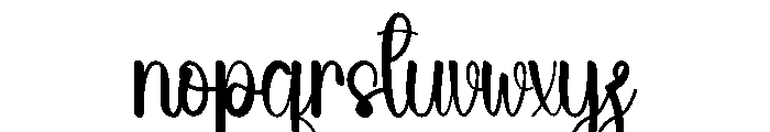 Beach Syndicate Font LOWERCASE