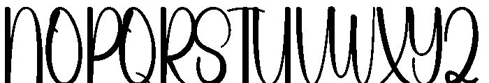 Beach Thursday Font UPPERCASE