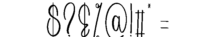 Beach Typhology Font OTHER CHARS