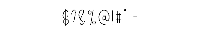 Beach Virland Font OTHER CHARS