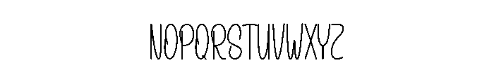 Beach Virland Font LOWERCASE