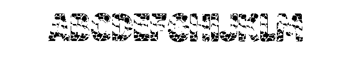 Beach Water Font UPPERCASE