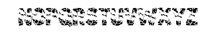 Beach Water Font LOWERCASE
