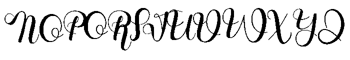 Beach While Font UPPERCASE