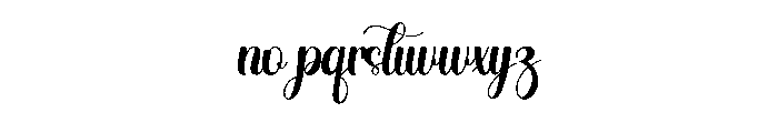 Beach While Font LOWERCASE