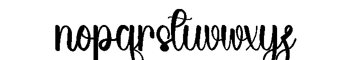 Beach Witches Font LOWERCASE