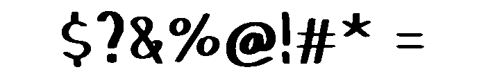 Beach World Regular Font OTHER CHARS
