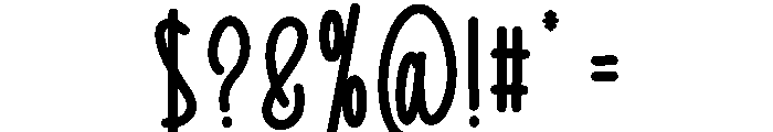 Beach Yourself Font OTHER CHARS