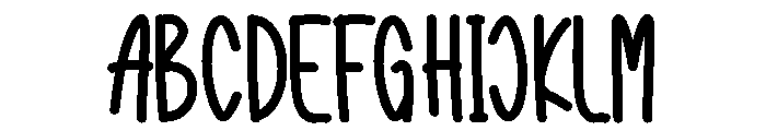 Beach Yourself Font UPPERCASE