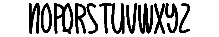 Beach Yourself Font UPPERCASE