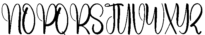 Beach Zelfarine Font UPPERCASE