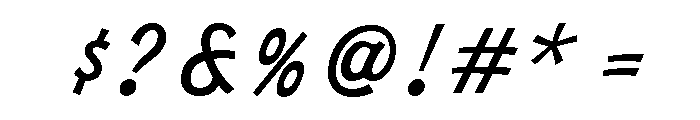 Beacon Revival Script Font OTHER CHARS