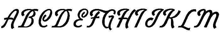Beacon Revival Script Font UPPERCASE