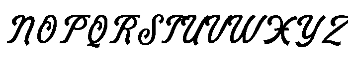 Beacon Revival Script Font UPPERCASE