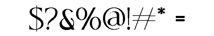 Beagio Regular Font OTHER CHARS