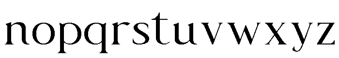 Beagio Regular Font LOWERCASE
