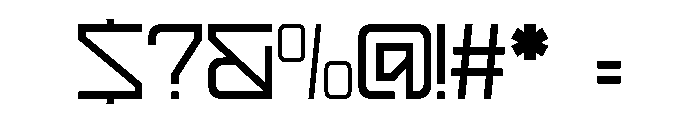 Beamo Regular Font OTHER CHARS