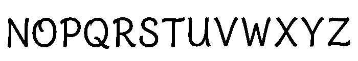 Beamy Regular Font LOWERCASE