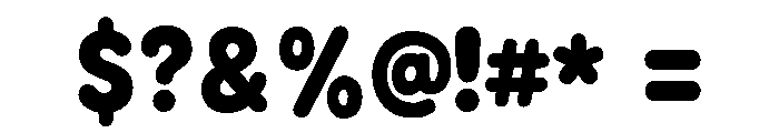 Bean Cake Font OTHER CHARS