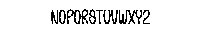 Beanie Font UPPERCASE