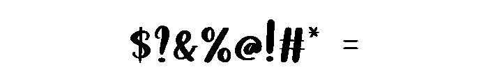 Beans Font OTHER CHARS