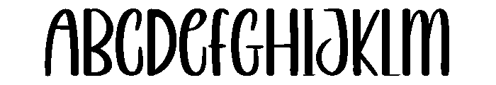 Beans Font UPPERCASE