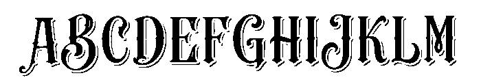 Beardley Font UPPERCASE