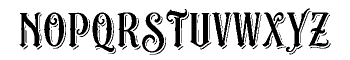 Beardley Font UPPERCASE
